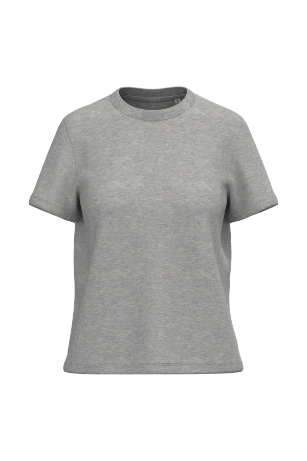 T-shirt écoresponsable femme Moon Grey Heather Native Spirit