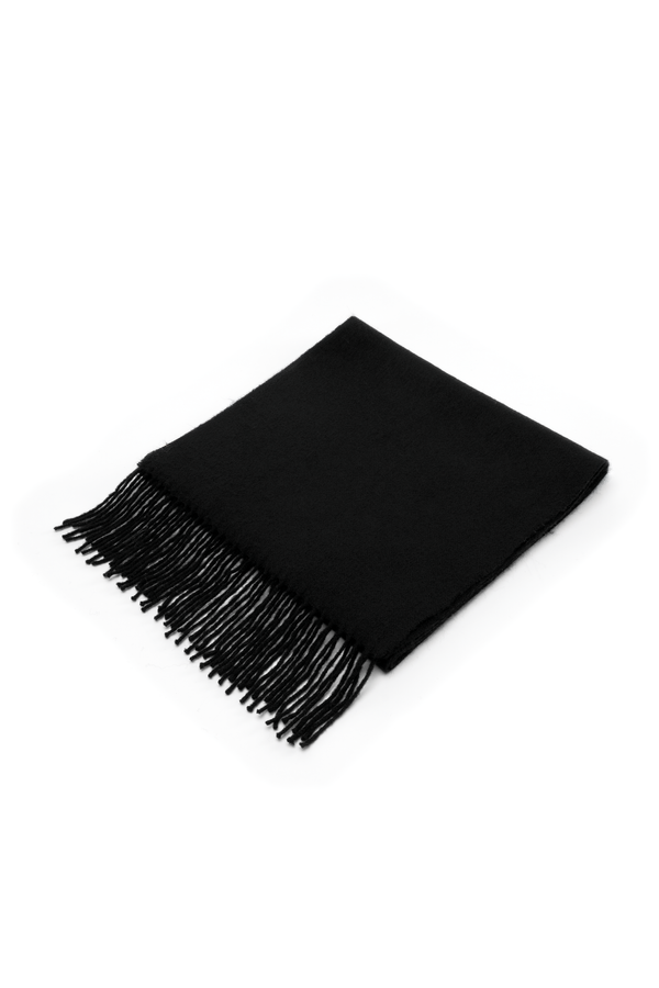 Écharpe en laine unisexe Black Spasso