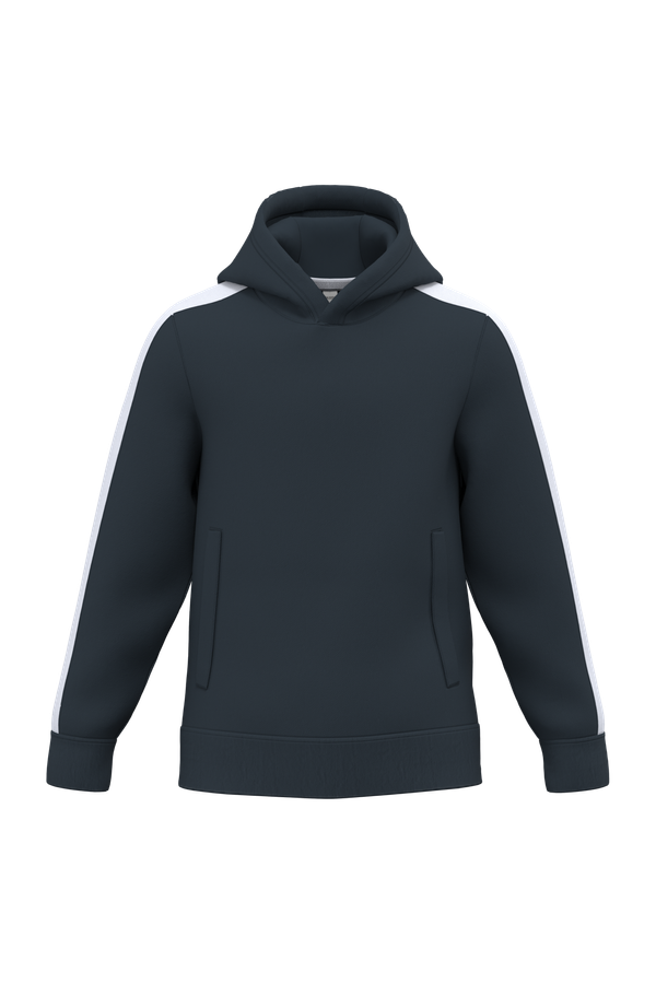 Sweat-shirt à capuche teamwear bicolore enfant Navy / White PROACT®