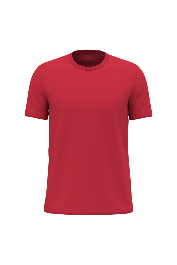 T-shirt manches courtes col rond unisexe Red Kariban