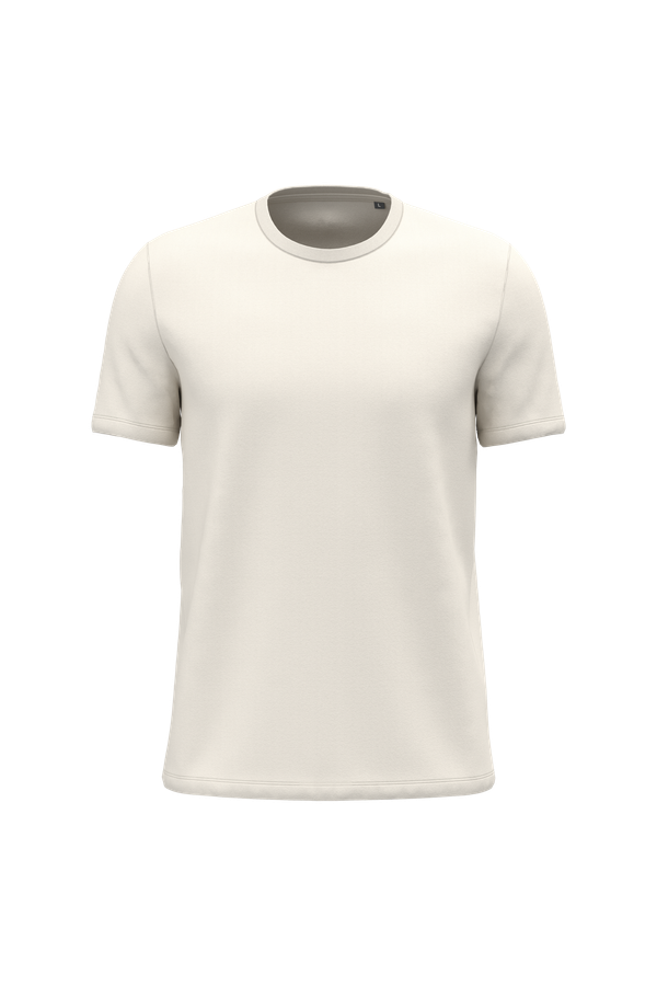 T-shirt manches courtes col rond unisexe Coconut Milk Kariban
