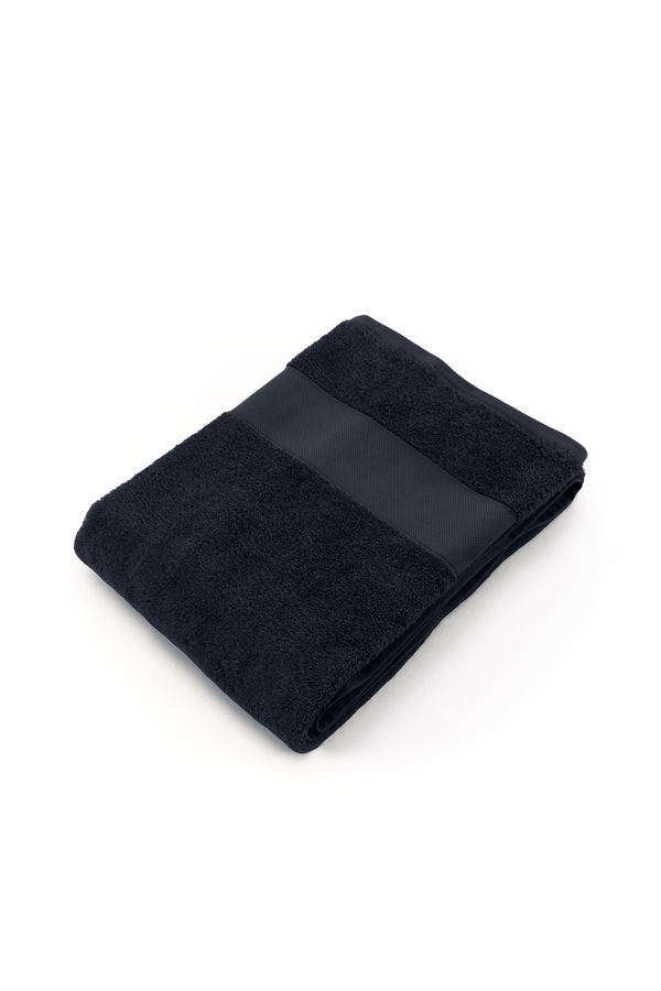 Serviette de bain épaisse 140 x 70 cm Navy Kariban