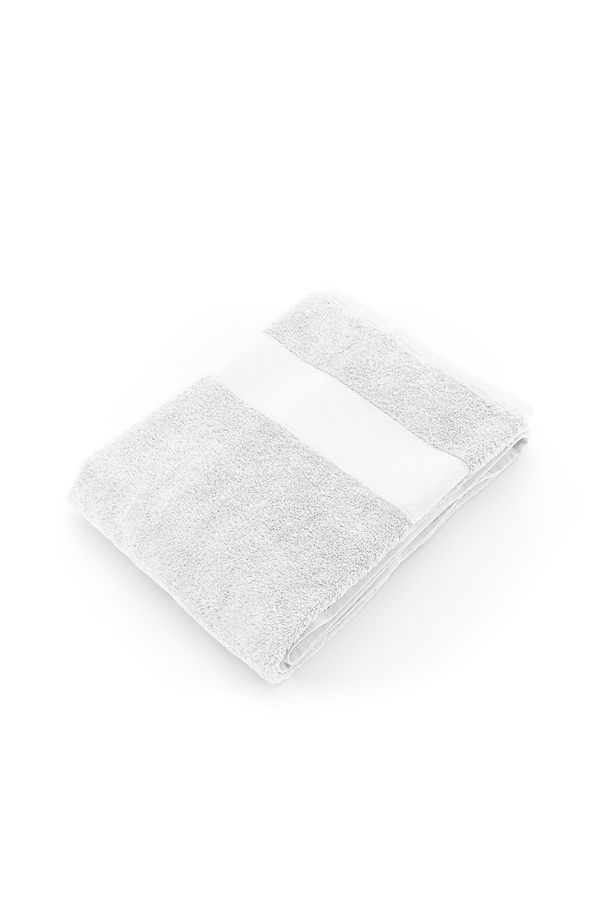 Serviette de bain épaisse 140 x 70 cm White Kariban