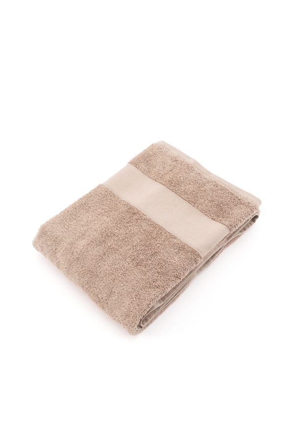 Serviette de bain épaisse 140 x 70 cm Light Moka Kariban
