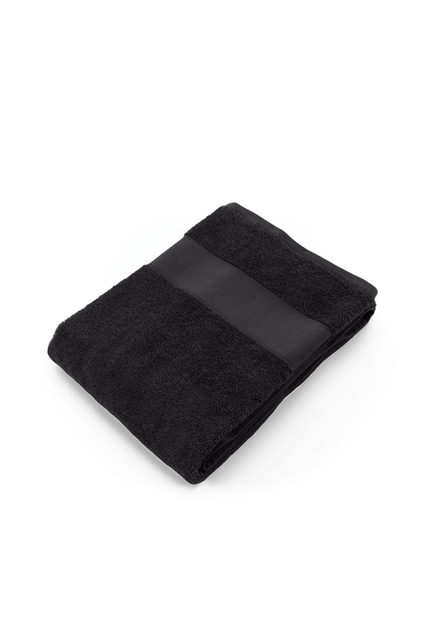 Serviette de bain épaisse 140 x 70 cm Black Kariban