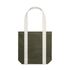 Two-Tone Carrie Tote ARMY/CREAM AS Colour