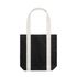 Two-Tone Carrie Tote BLACK/CREAM AS Colour