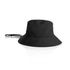 Nylon Wide Brim Bucket Hat BLACK AS Colour