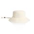 Nylon Wide Brim Bucket Hat ECRU AS Colour