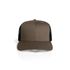 Mesh Contrast Trucker Cap WALNUT/BLACK AS Colour
