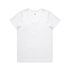 Wo's Maple V Neck Tee WHITE AS Colour