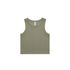 Wo's Organic Rib Crop Tank EUCALYPTUS AS Colour