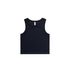 Wo's Organic Rib Crop Tank NAVY AS Colour