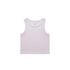 Wo's Organic Rib Crop Tank ORCHID AS Colour