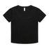Wo's Organic Rib Baby Tee BLACK AS Colour