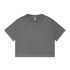 Wo's Stone Wash Heavy Crop COAL STONE AS Colour