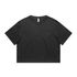Wo's Heavy Faded Crop Tee FADED BLACK AS Colour