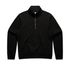 Wo's Stencil Half Zip Crew BLACK AS Colour