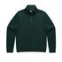 Wo's Stencil Half Zip Crew PINE GREEN AS Colour