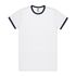 Staple Ringer Tee WHITE/NAVY AS Colour