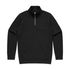 Stencil Half Zip Crew BLACK AS Colour