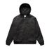 Canvas Bomber Hood Jacket BLACK AS Colour