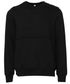 Sweat-shirt col rond unisex à bords francs Black Bella&Canvas