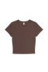 Women´s Micro Rib Baby Tee Cocoa Bella