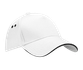 ULTIMATE 5 PANEL CAP SANDWICH PEAK White / Black BEECHFIELD
