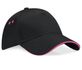ULTIMATE 5 PANEL CAP SANDWICH PEAK Black / Fuchsia BEECHFIELD