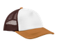 RETRO 5 PANEL TRUCKER Chocolate / Dark amber BEECHFIELD