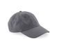 6 Panel dad cap Graphite Grey Beechfield