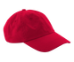 LOW PROFILE 6 PANEL DAD CAP Classic Red BEECHFIELD