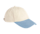 CONTRAST PEAK LOW PROFILE VINTAGE CAP Natural / Vintage Light Blue BEECHFIELD