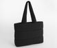BG701 QUILTED TOTE BAG tote bag matelassé Black BAG BASE