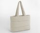 BG701 QUILTED TOTE BAG tote bag matelassé Natural Stone BAG BASE