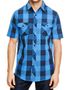 couleur Black - Blue (Checked)