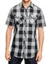 couleur Black - White (Checked)