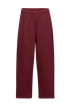 Straight-leg Relaxed Sweatpants Burgundy GRAMMA