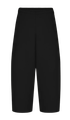Straight-leg Relaxed Sweatpants Black ATELIER AMELOT