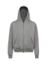 Oversized Zipped Hoodie Grey Marl GRAMMA