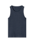 ULTRA LUXURY SLIM RIBBED TANK Navy Blue GRAMMA