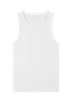 ULTRA LUXURY SLIM RIBBED TANK White GRAMMA