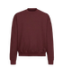 ULTRA-HEAVYWEIGHT OVERSIZE CREWNECK SWEATER Burgundy GRAMMA