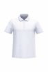 Polo de sport col 1/4 zip homme White PROACT