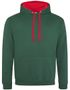 couleur Bottle Green / Fire Red