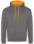 couleur Charcoal (Heather) / Orange Crush