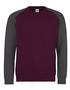 couleur Burgundy / Charcoal (Heather)