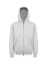 Hoodie Regular Zipped Light Grey GRAMMA