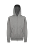 Hoodie Regular Zipped Grey Marl GRAMMA